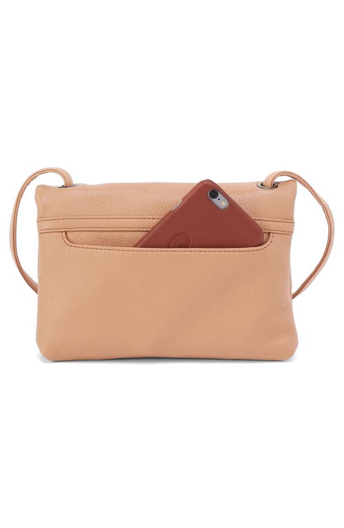 Hobo Small Grant Leather Crossbody Bag In Porcini