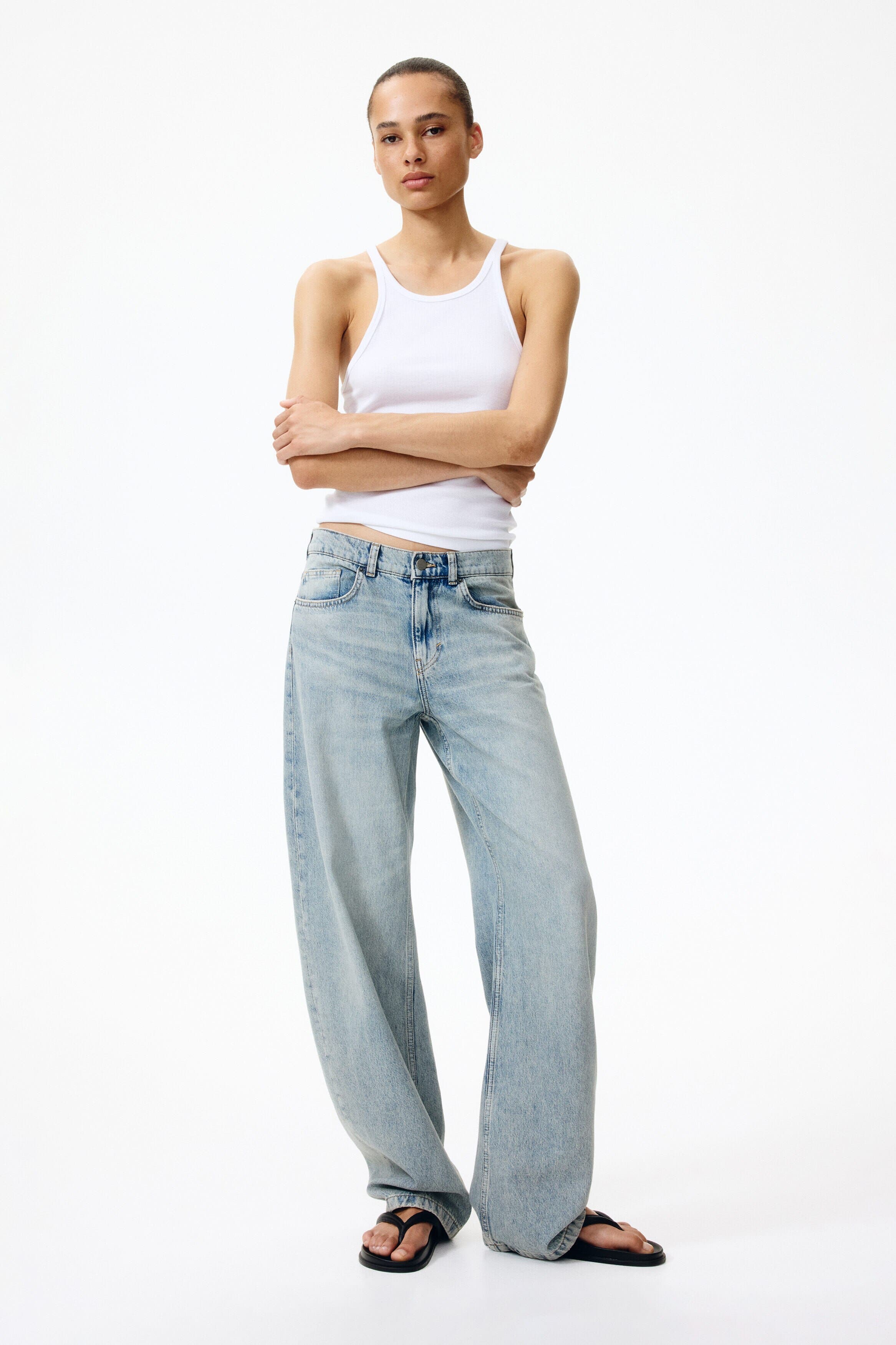 selected Light denim blue