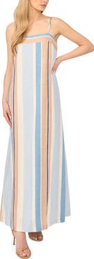 Halogen® Vertical Stripe Maxi Dress