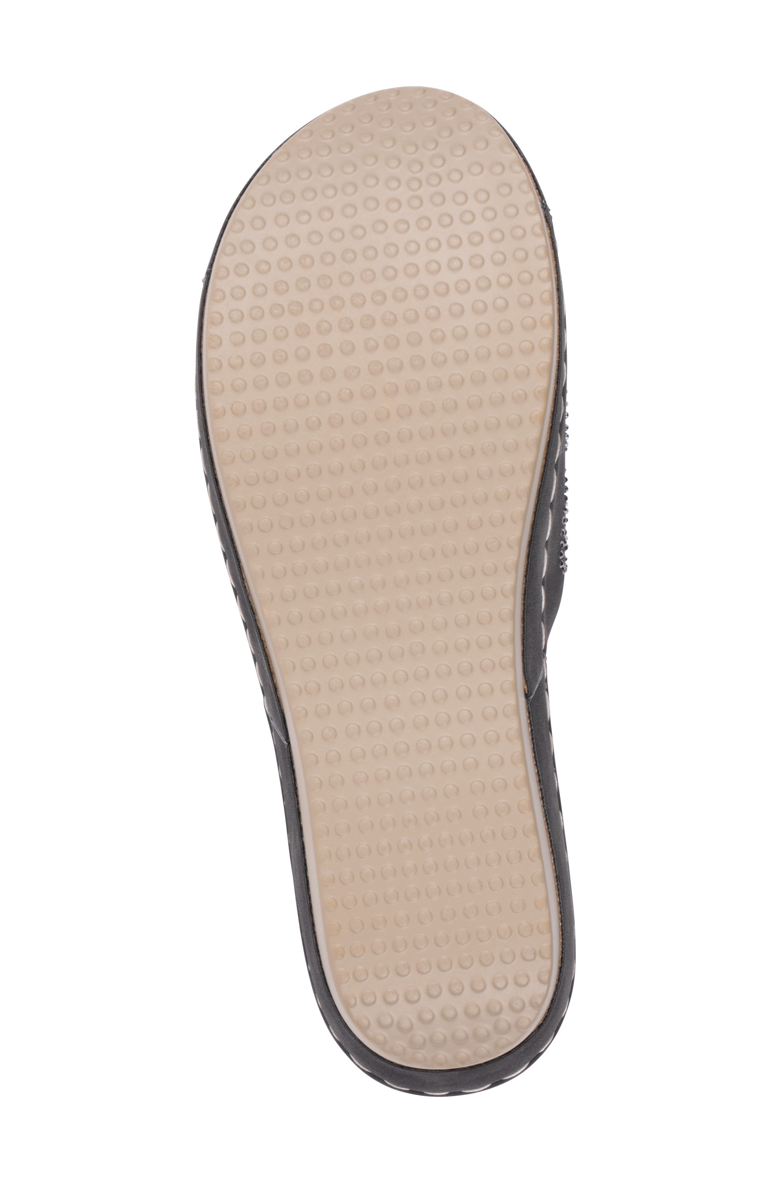 GOOD CHOICE NEW YORK Izzy Embellished Wedge Sandal, Alternate, color, Black
