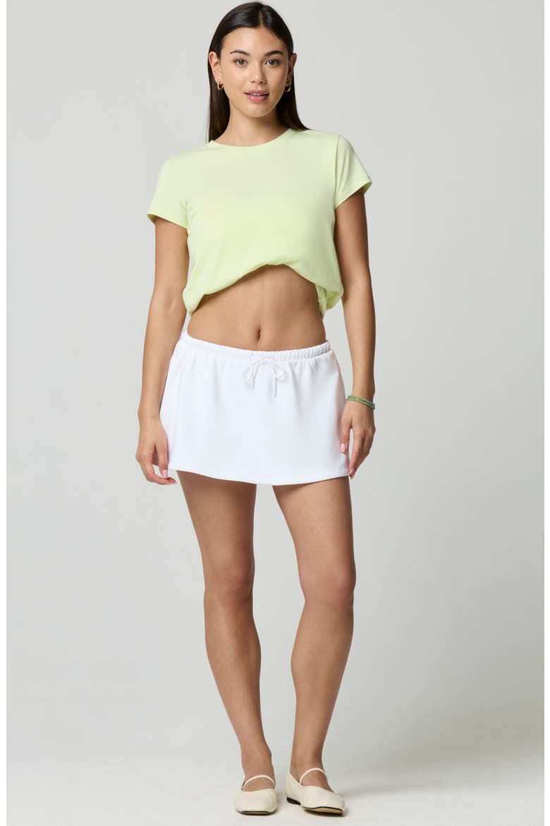 Mini Skort, Alternate, color, BRT WHITE