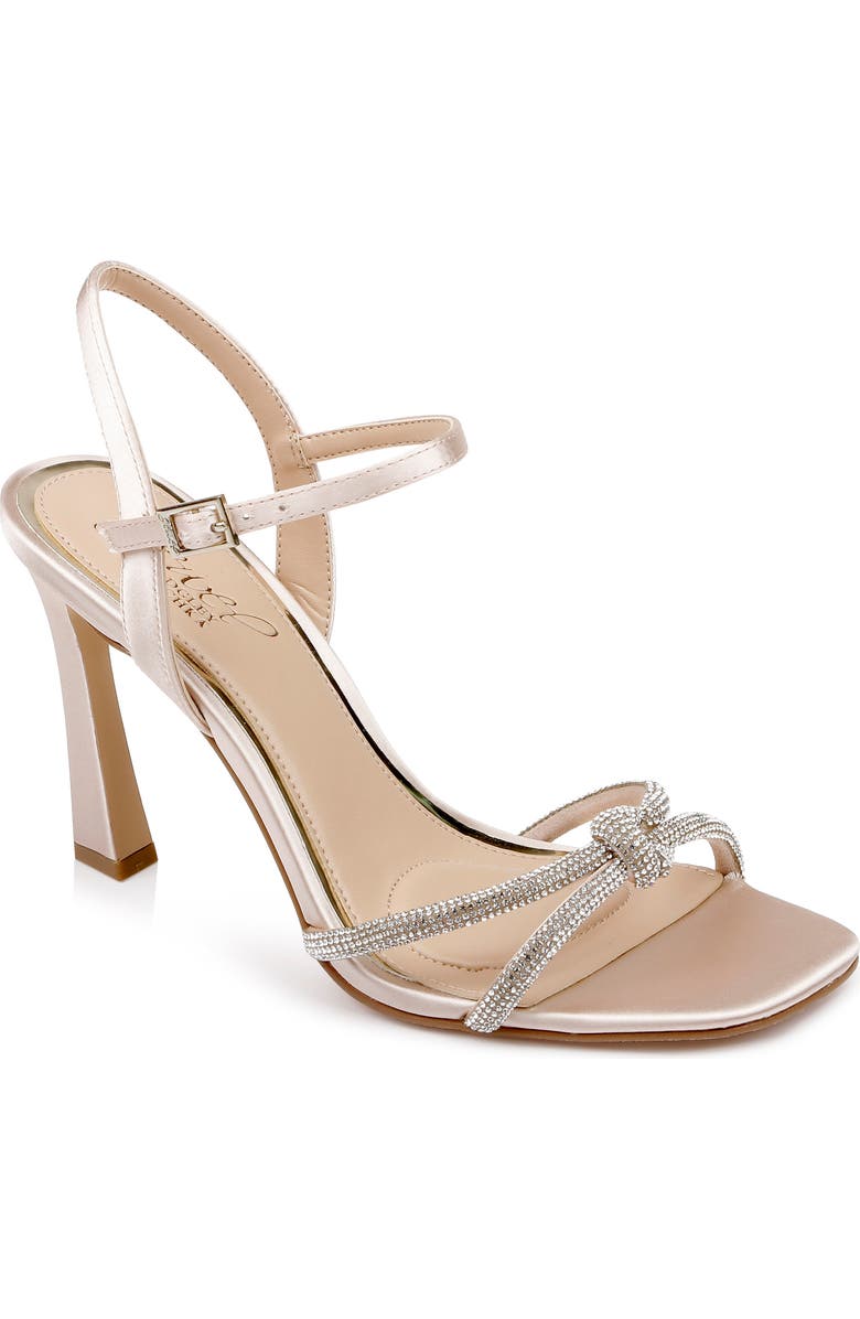 Jewel Badgley Mischka Madison Ankle Strap Sandal, Main, color, Champ Sati