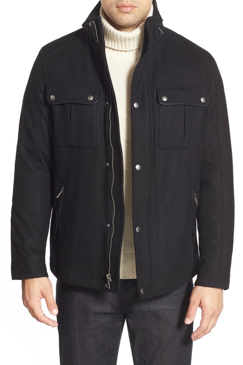 Cole Haan Signature Cole Haan Melton Coat (Men) | Nordstromrack