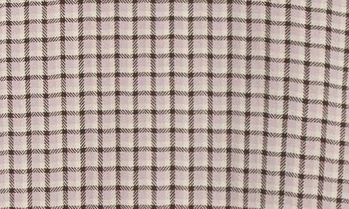 Pacsun Microplaid Button-up Shirt In Brown