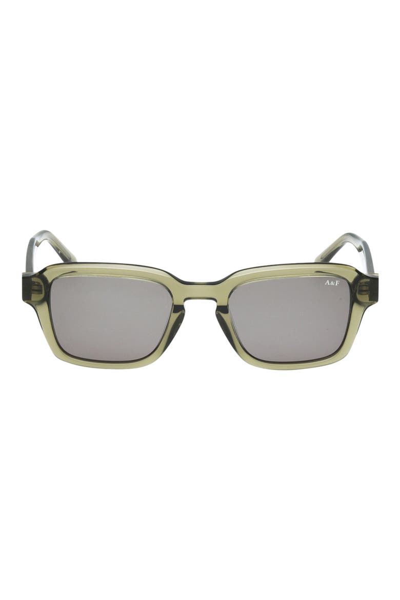 51mm Round Sunglasses, Main, color, SHINY LIGHT GREEN / GREEN