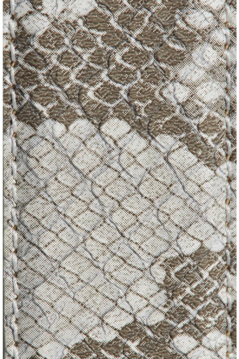 Logo Buckle Belt, Alternate, color, NATURAL PYTHON
