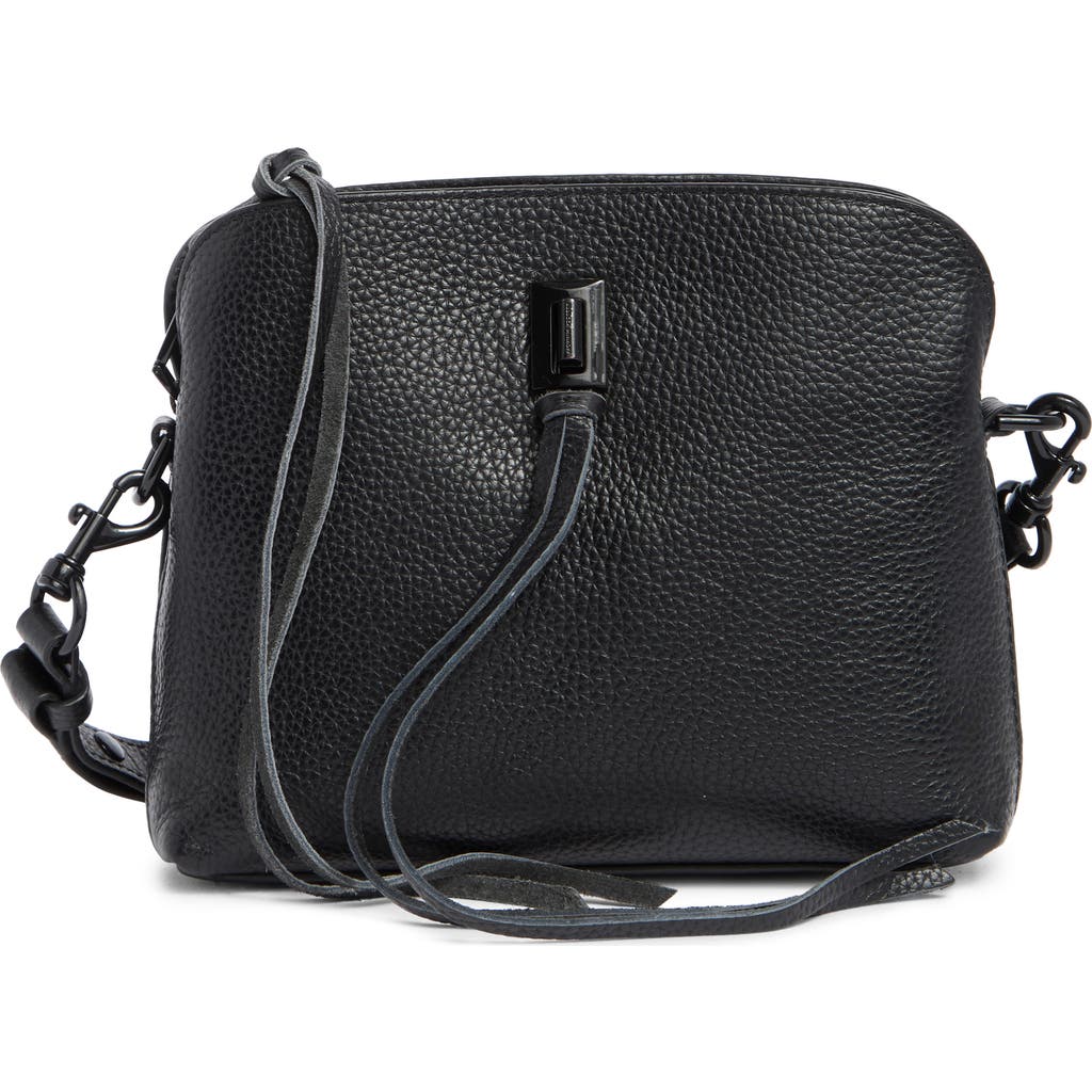 Rebecca Minkoff Darren Small Dome Crossbody Bag In Black