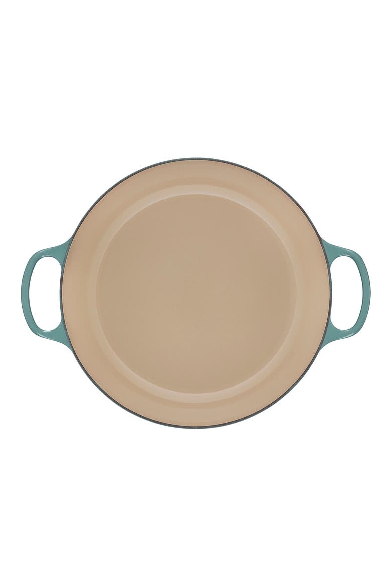 Signature 5 Quart Enameled Cast Iron Braiser, Alternate, color, SEA SALT