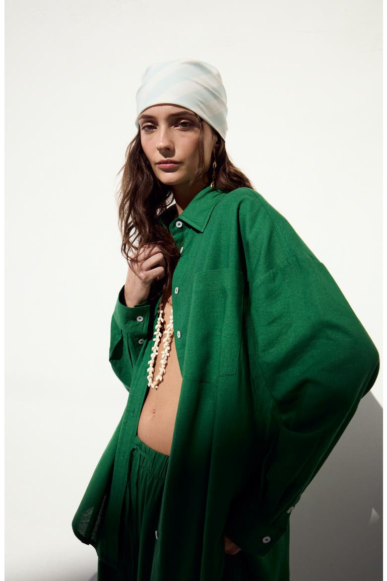 Antibes Ombré Shirt, Alternate, color, GREEN