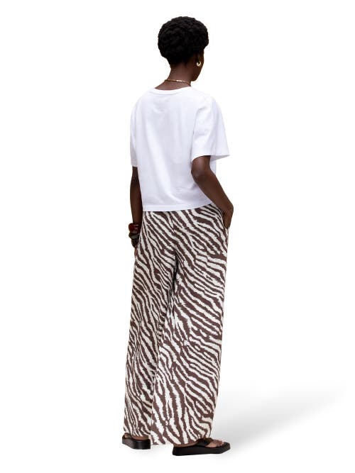 Ro&zo Loose Fit Trousers In Brown