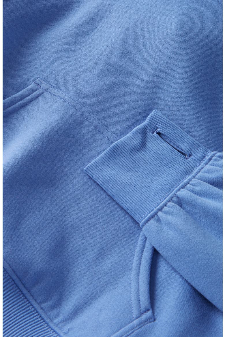 Kids' Kanga Cloud Cotton Blend Hoodie, Alternate, color, BLUE PERSIA
