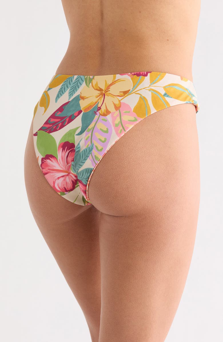 Roxy Hot Tropics Reversible Bikini Bottoms, Alternate, color, 