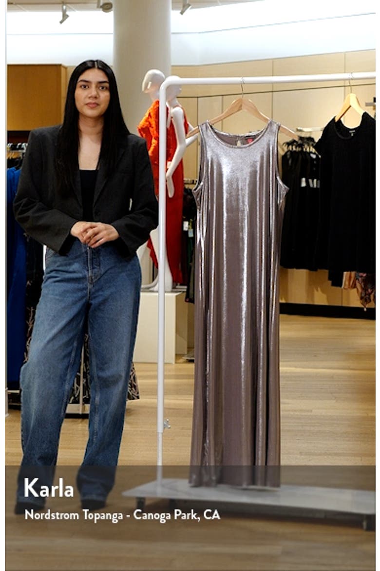 Metallic Maxi Dress video