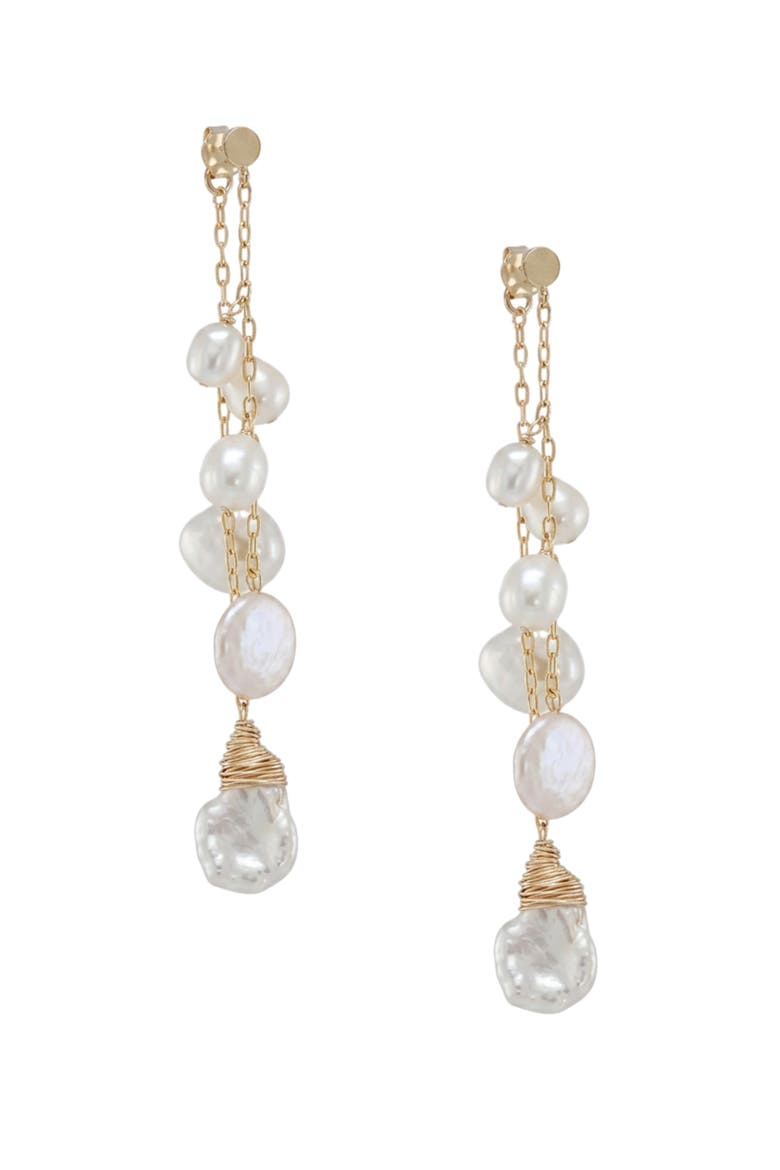 Aurora Earrings, Main, color, 14K Yellow Gold