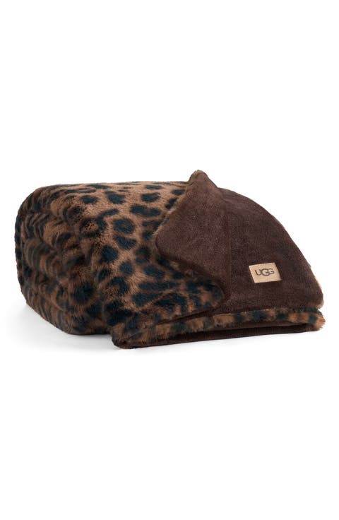 Everett Faux Fur Throw Blanket