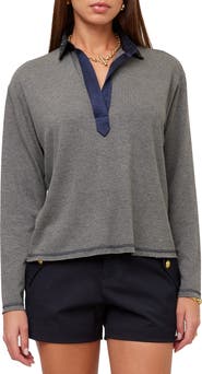 FIFTEEN TWENTY Kendall Sequin Collar Top