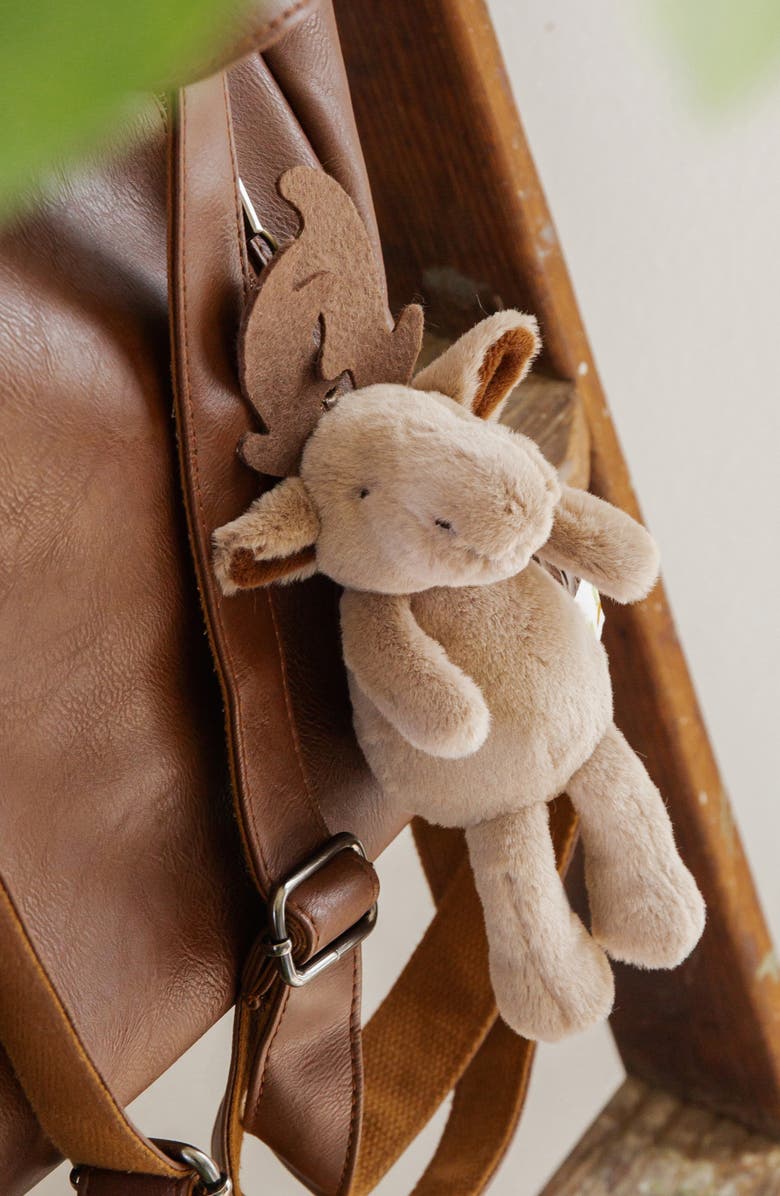 Bunnies by the Bay Bruce the Moose Bag Charm, Alternate, color,