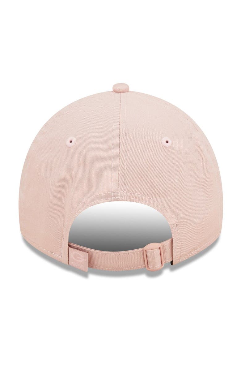 New Era Women's New Era Pink Green Bay Packers Core Classic 2.0 Tonal 9TWENTY Adjustable Hat, Alternate, color, 
