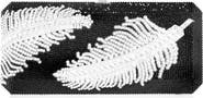 JUDITH LEIBER COUTURE Slim Feather Crystal Slide Clutch