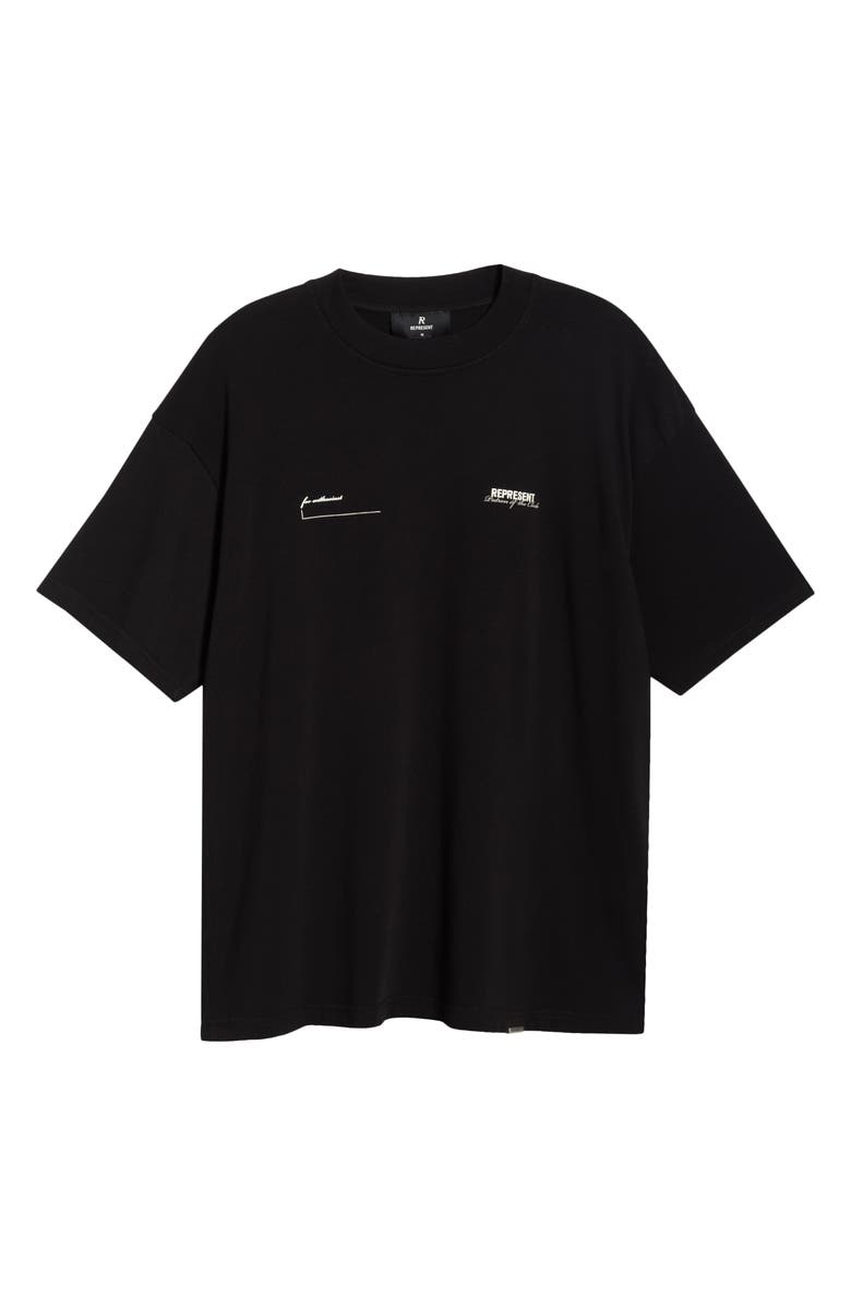 Represent Patron of the Club Graphic T-Shirt, Alternate, color, Black