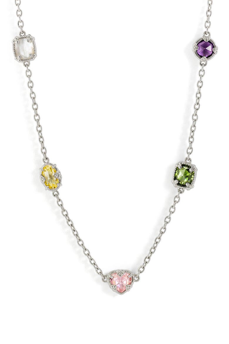 'Ambrosia' Multi Station Necklace, Main, color, MULTI