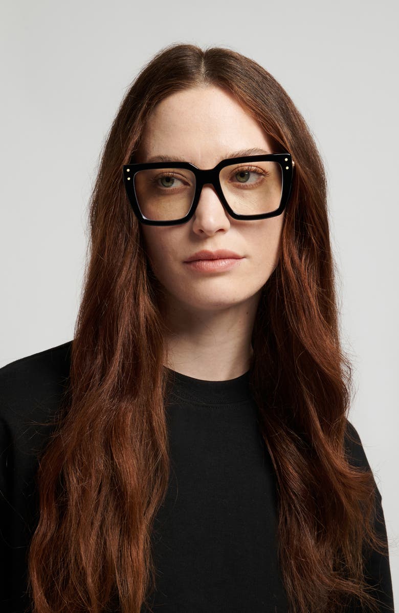 Carrera Eyewear 55mm Square Optical Glasses, Alternate, color, 