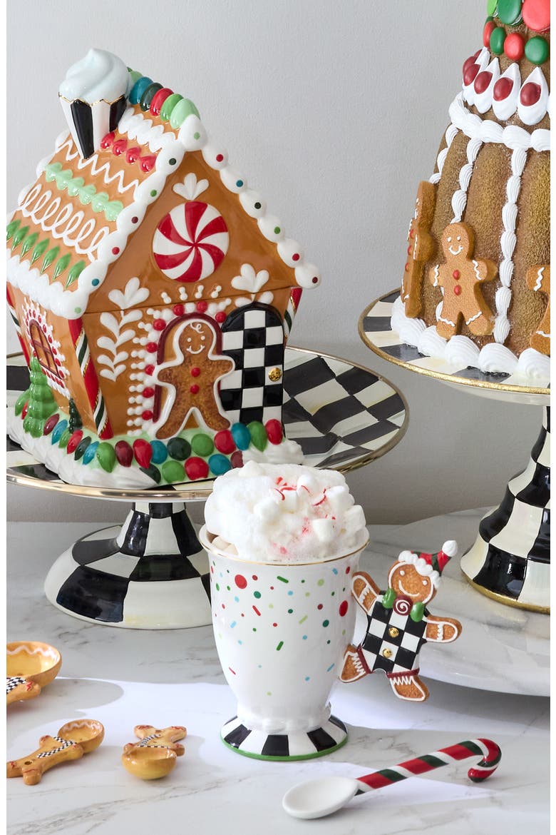 Bake Shop 2-Piece Gingerbread Handle Mug Set, Alternate, color, WHITE