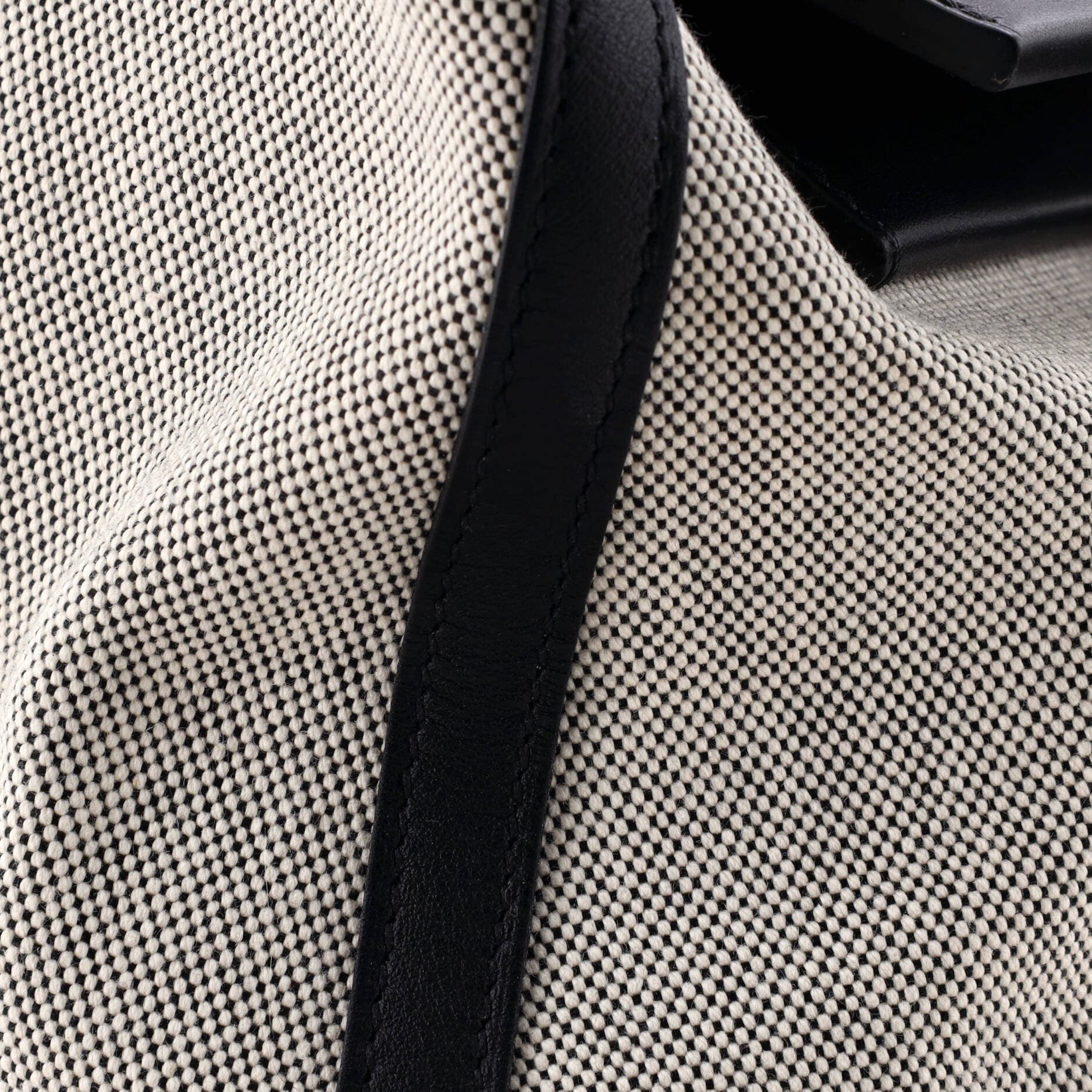 Pre-Owned Hermes 24/24 Bag Canvas and Swift 35, Alternate, color, Noir