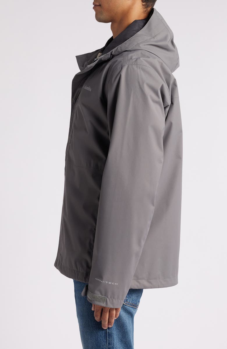 Columbia Hikebound<sup>™</sup> II Rain Jacket, Alternate, color, City Grey