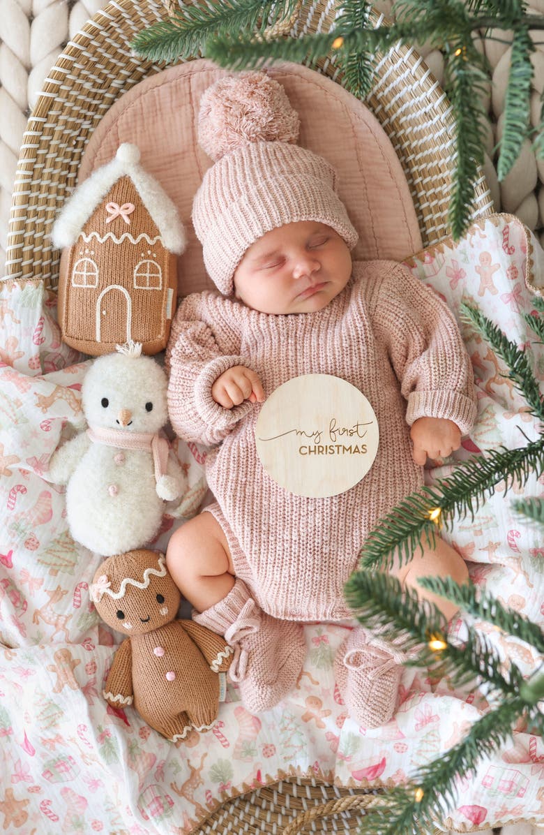 cuddle+kind Baby Snowman Stuffed Animal, Alternate, color, White