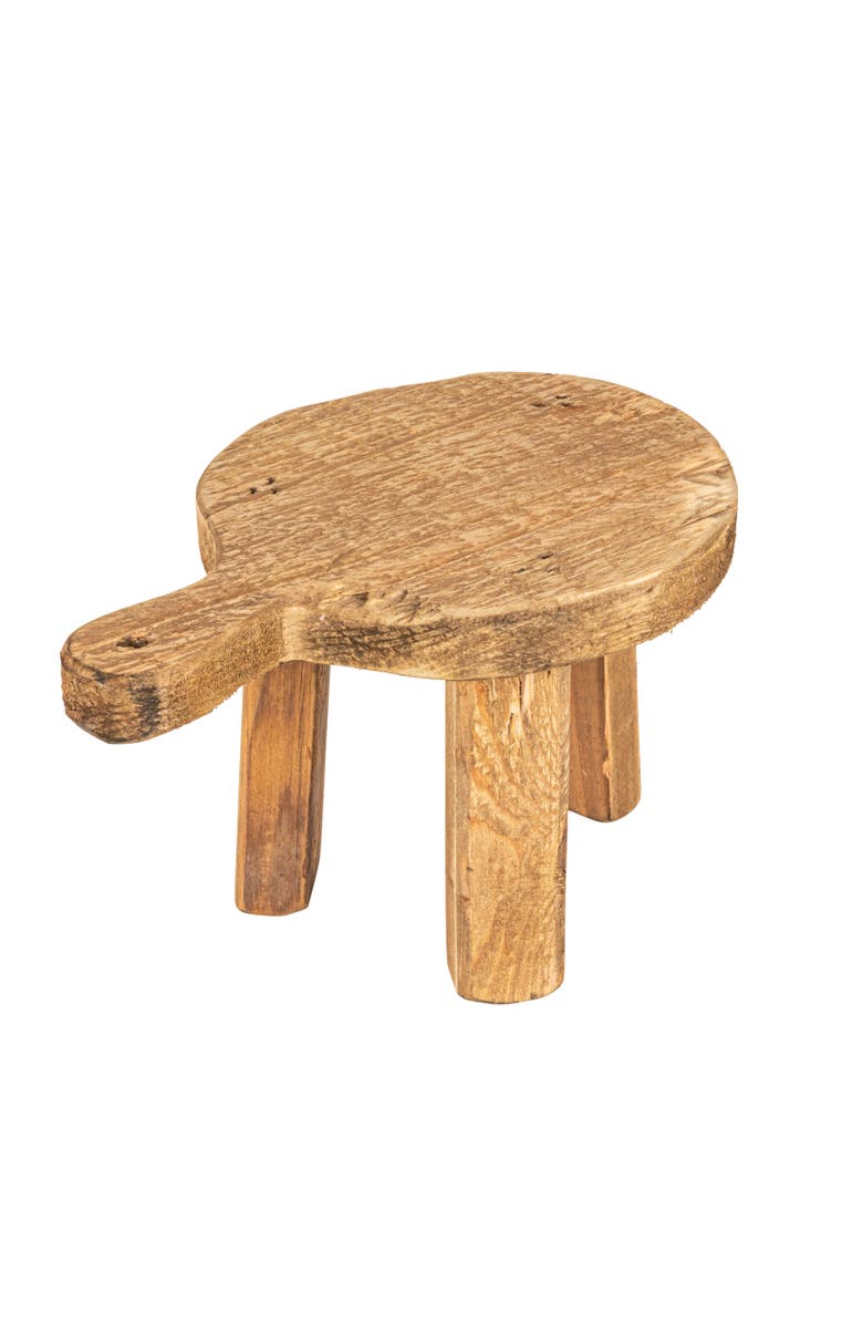 Storied Home Fir Wood Pedestal, Main, color, Natural