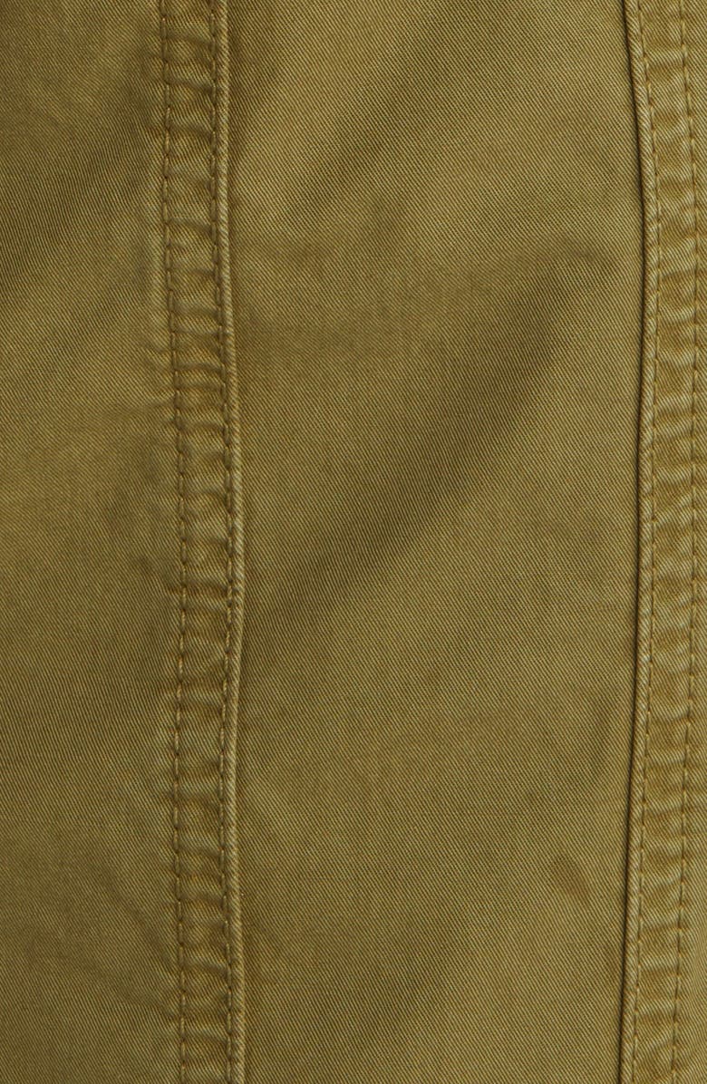 FRAME Cinched Waist Cotton Twill Jumpsuit, Alternate, color, 