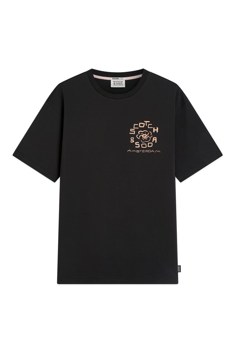 Relaxed Fit Cotton Graphic T-Shirt, Alternate, color, METEORITE