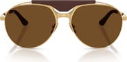 Ferrari 59mm Polarized Pilot Sunglasses