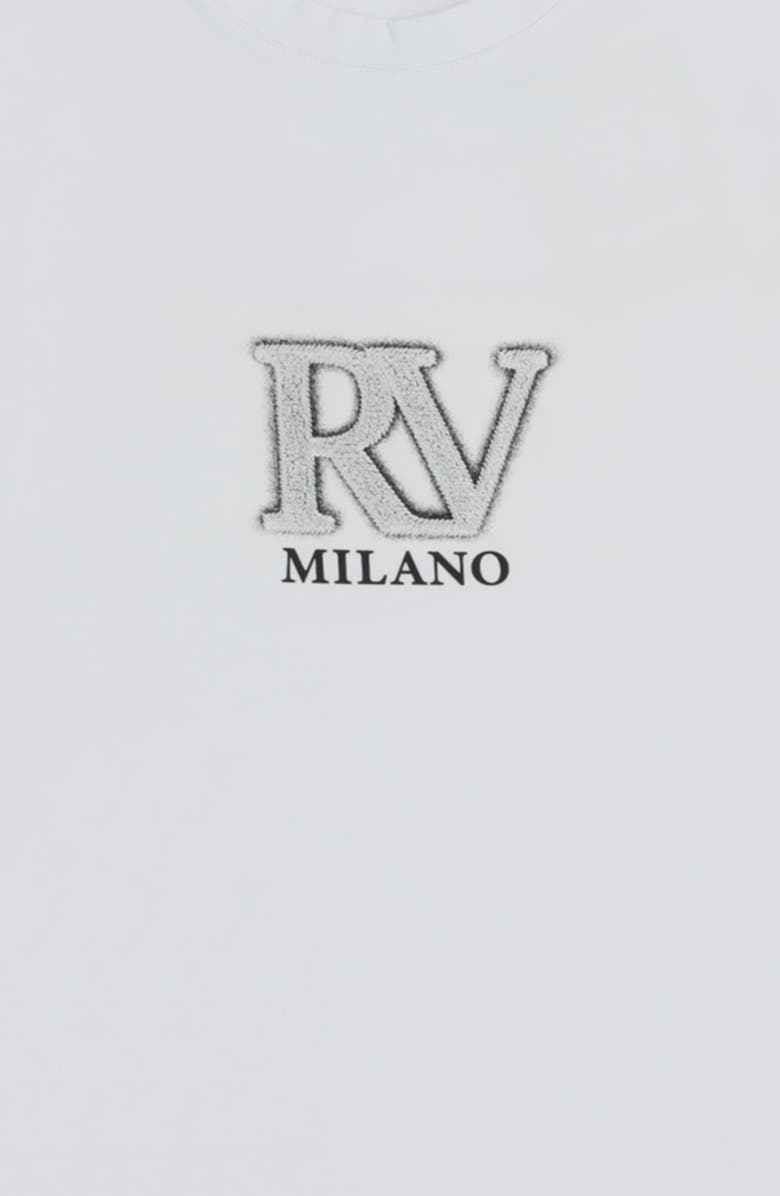 Roberto Vino Front Brush Slim fit Tee, Alternate, color, White