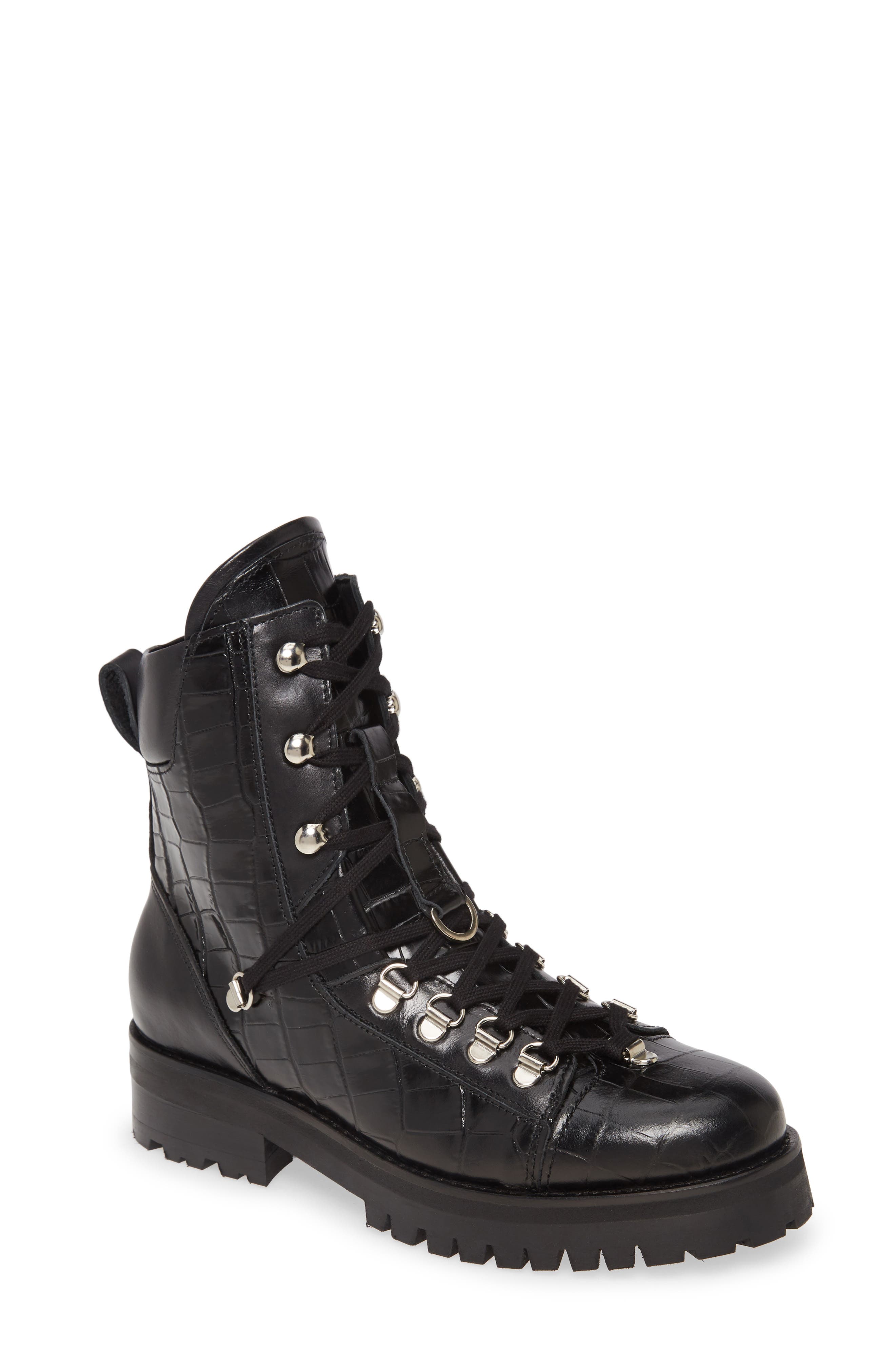 AllSaints Franka Lace-Up Hiker Boot, Main, color, 