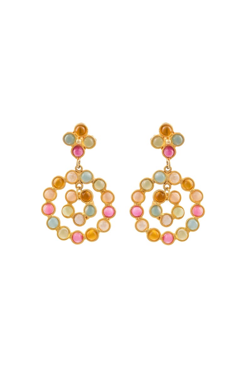 SYLVIA TOLEDANO Flower Candies Earrings, Main, color, Multi