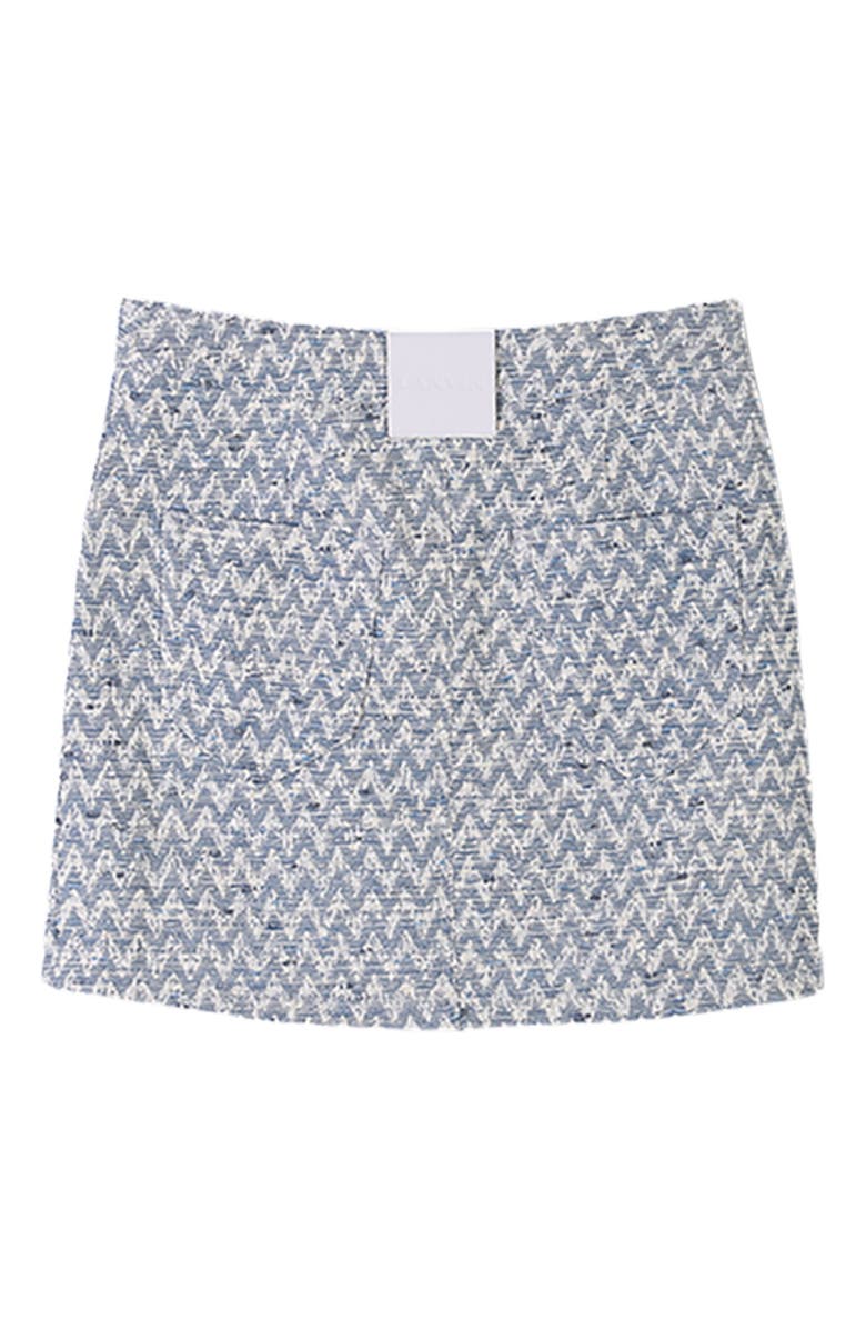 Lanvin KIDS TWEED WRAPAROUND SKIRT, Alternate, color, 