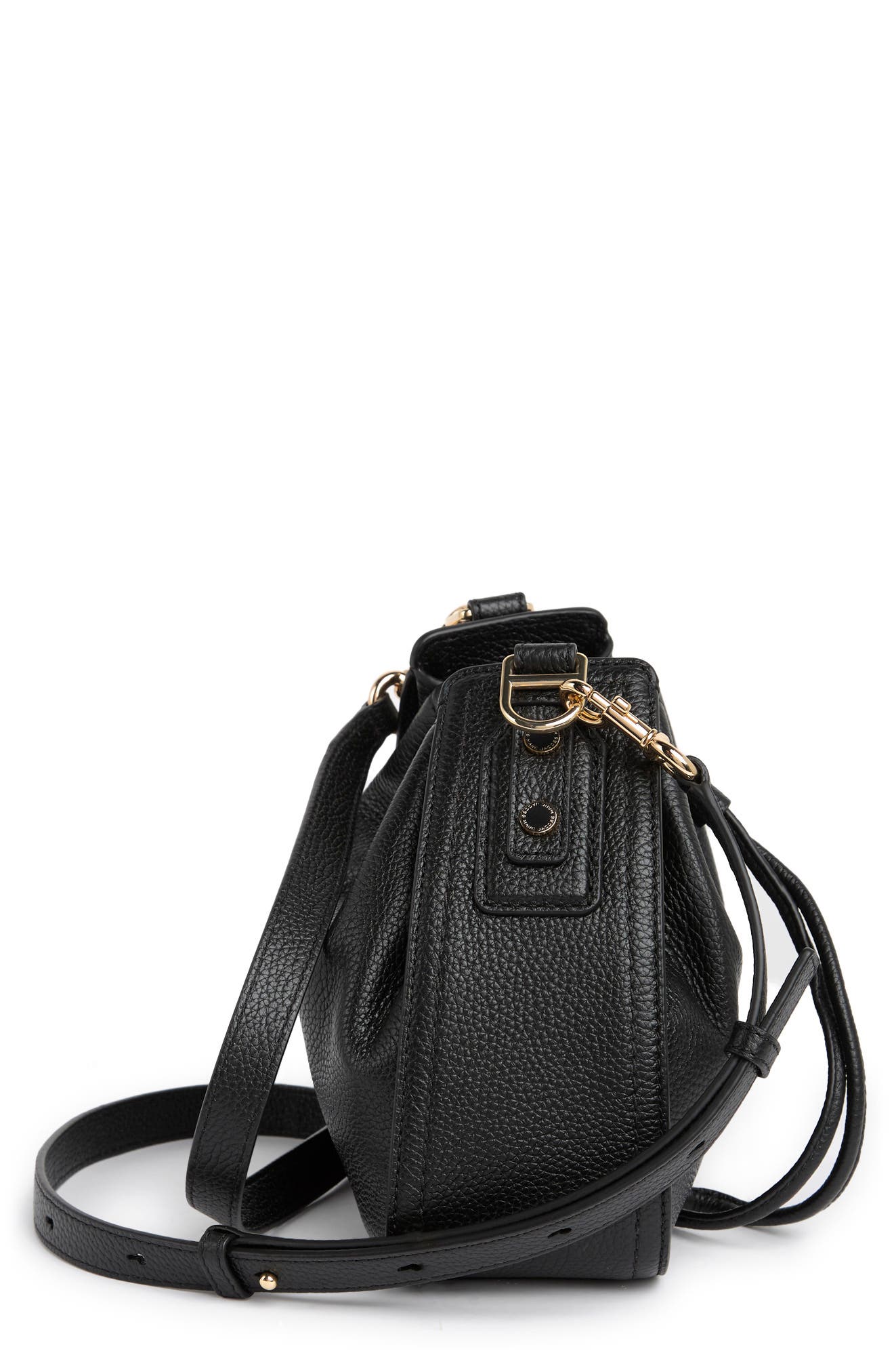 Marc Jacobs Leather Mini Bucket Bag, Alternate, color, 