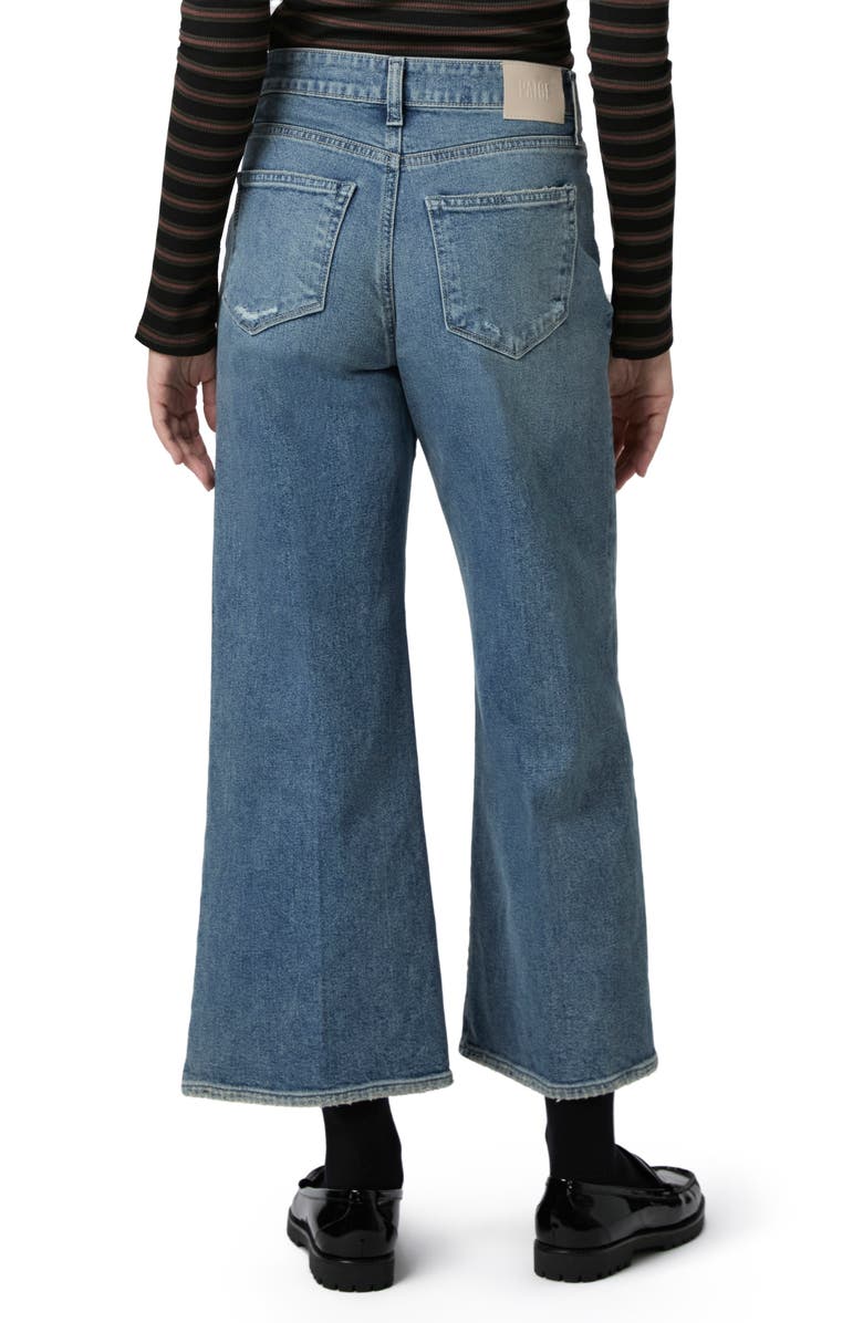 PAIGE Anessa High Waist Ankle Wide Leg Jeans, Alternate, color, 