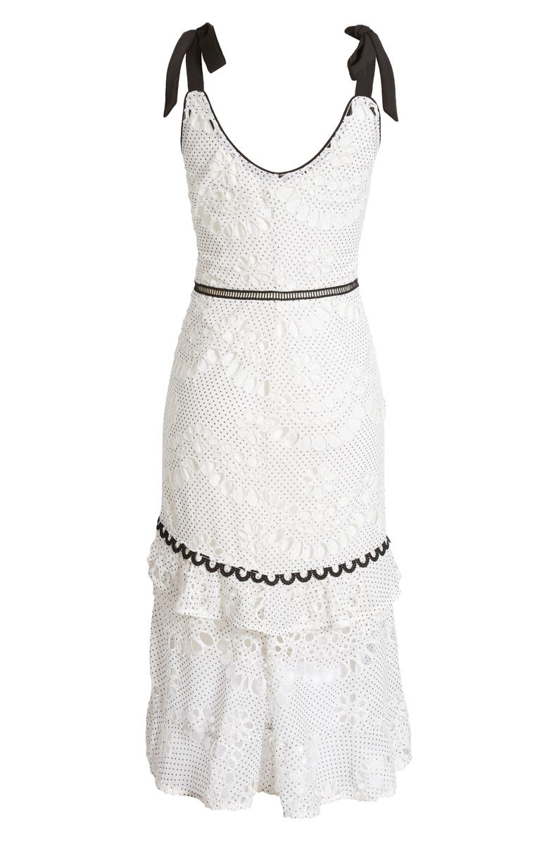 Adelyn Rae May Embroidered Midi Sundress, Alternate, color,