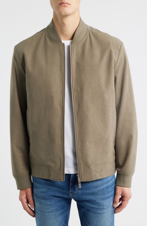 Hanry Tech Corduroy Bomber Jacket
