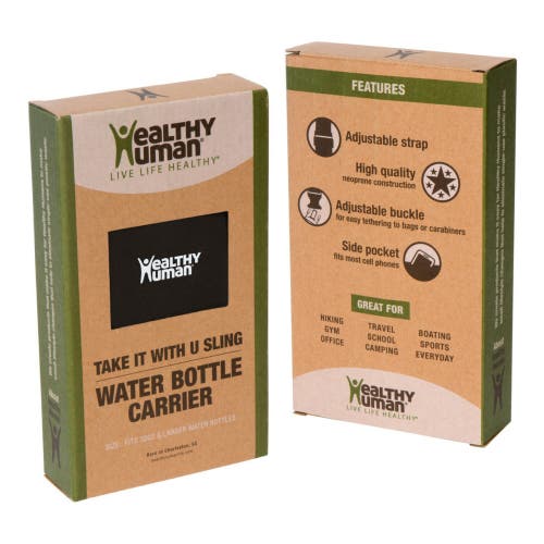 Healthy Human Water Bottle Take Me With U Sling Small In Black