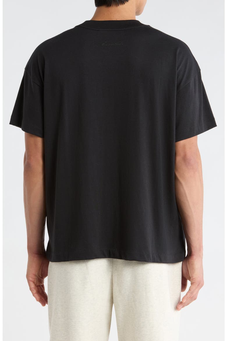 Signature Essentials Cotton Blend T-Shirt, Alternate, color, VINTAGE BLACK