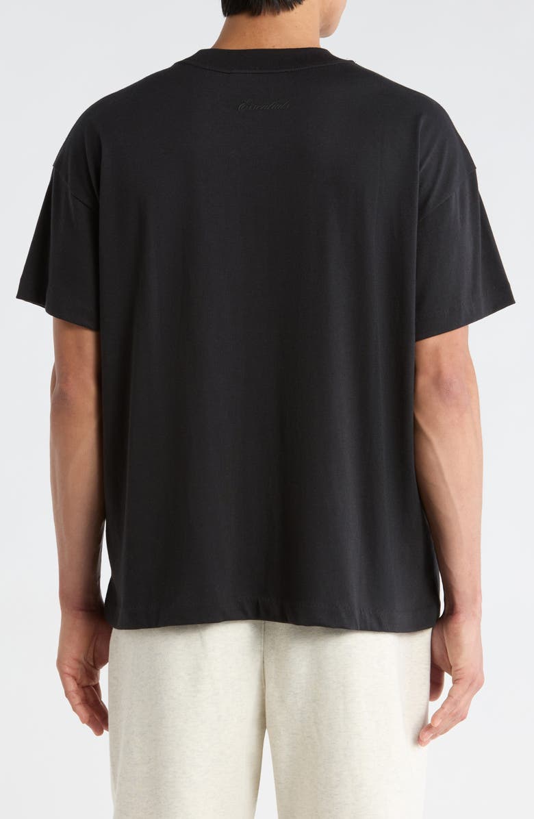 Fear of God Essentials Signature Essentials Cotton Blend T-Shirt, Alternate, color, Vintage Black