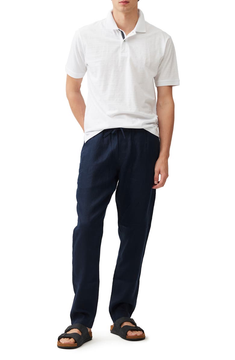Rodd & Gunn Linen Resort Pants, Alternate, color, Navy