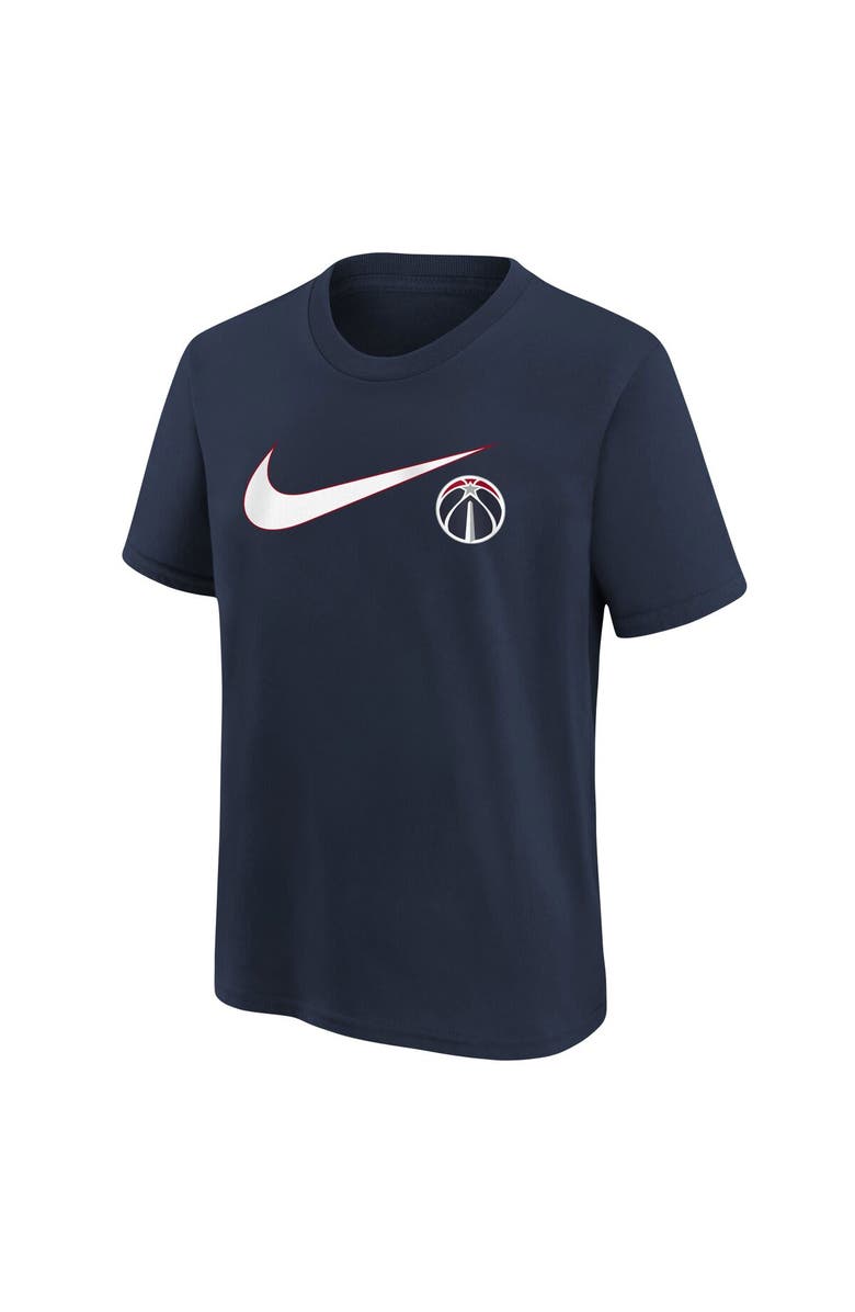 Nike Youth Nike Navy Washington Wizards Swoosh T-Shirt, Alternate, color, Navy