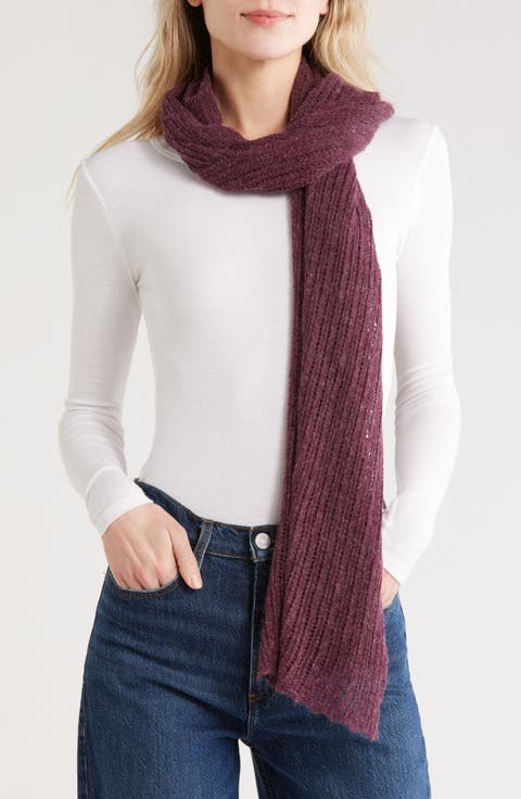 Open Knit Wrap Scarf