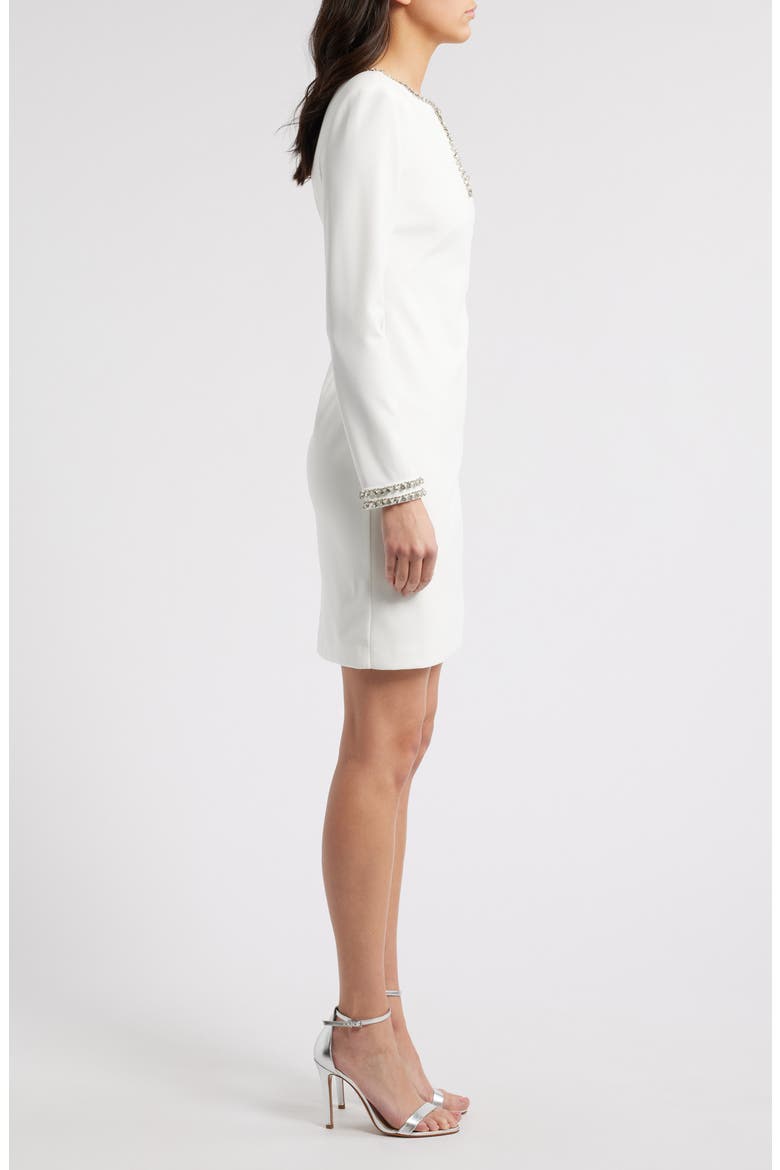 women's dresses with sleeves cocktail Concept A Trois Wrap Dress With Train And Three-quarter Sleeves