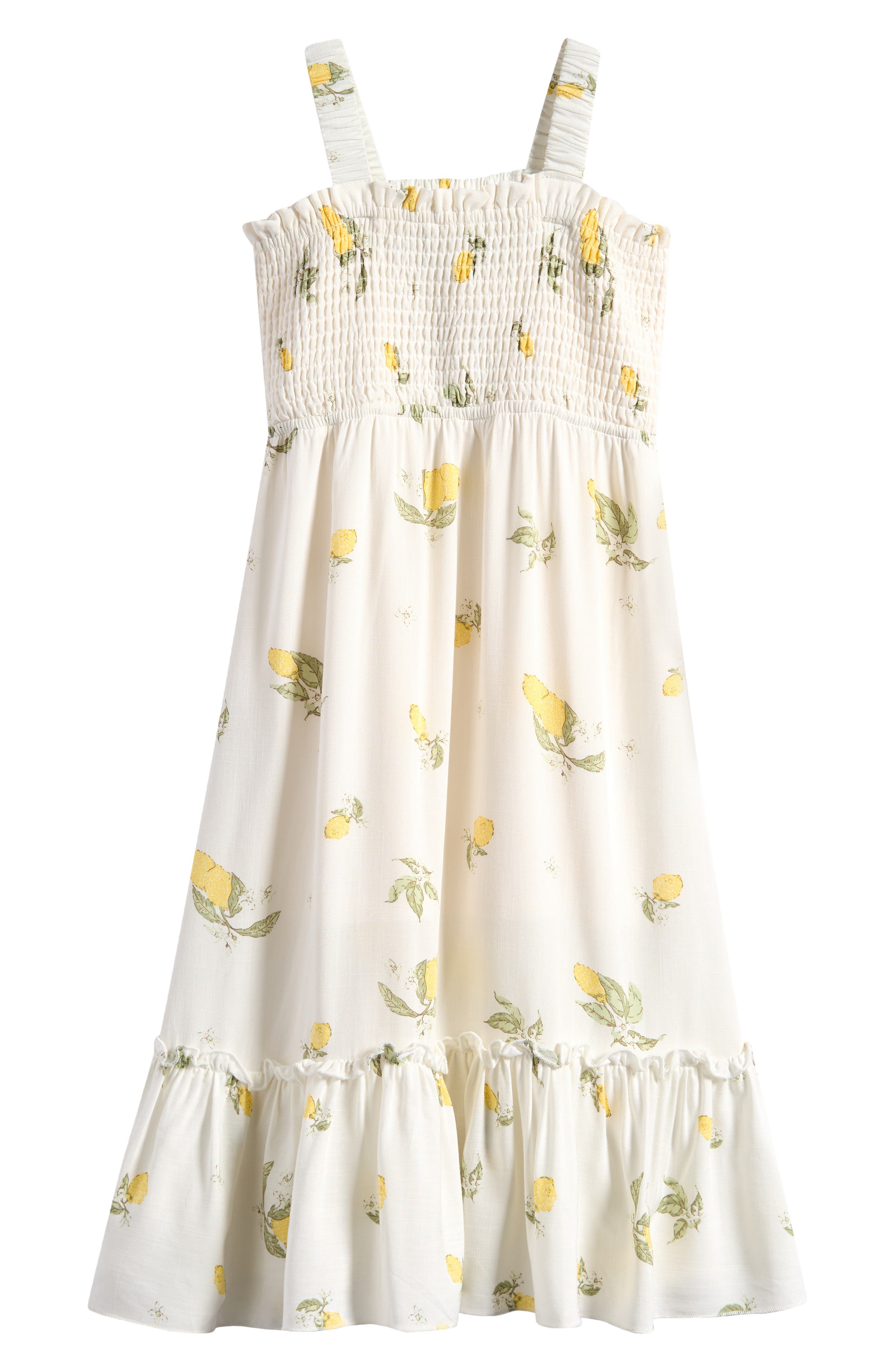 Ava & Yelly Kids' Smocked Tiered Sundress